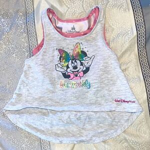 Walt Disney World Live Sparkly Tank Top
